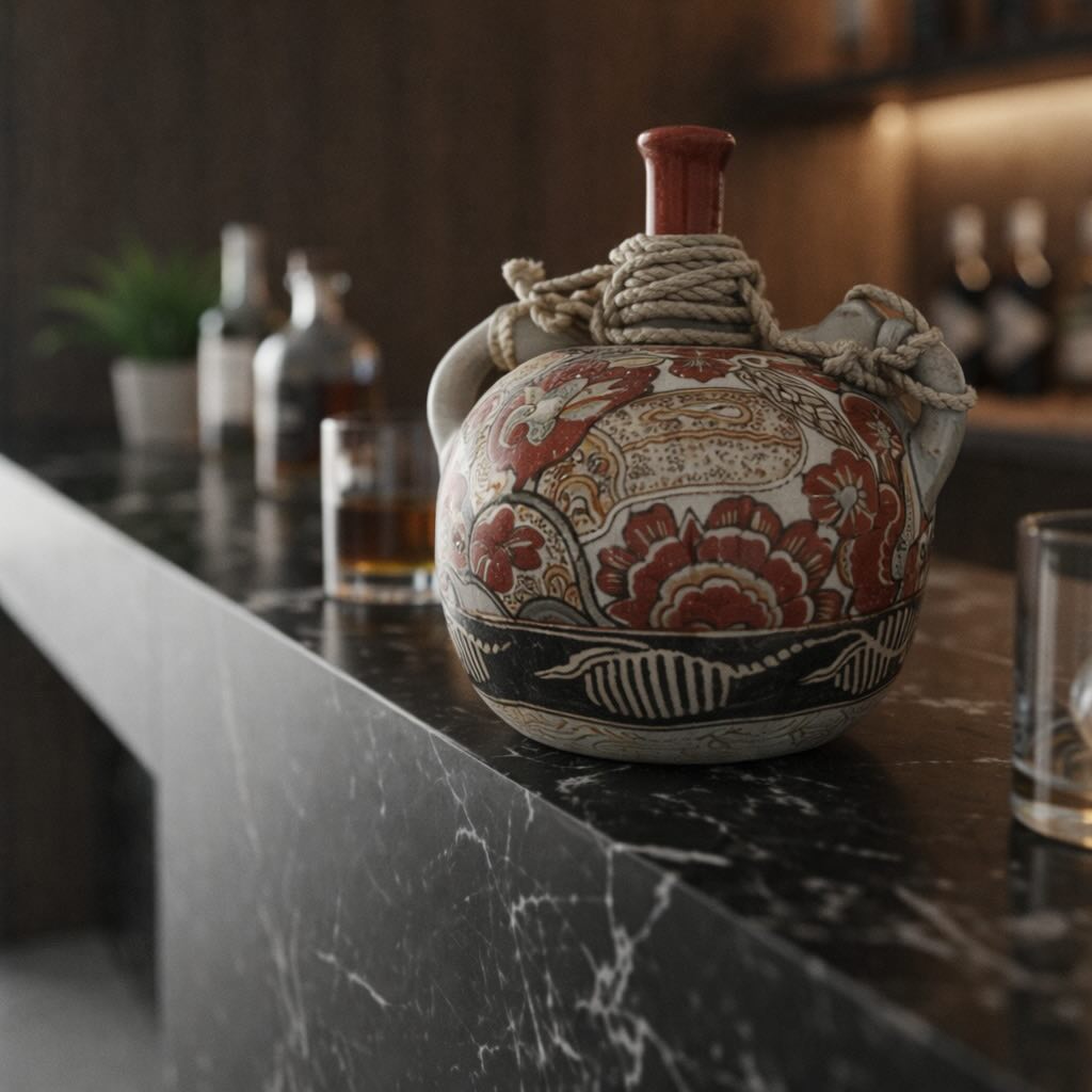 Ánfora de Barro con Historia