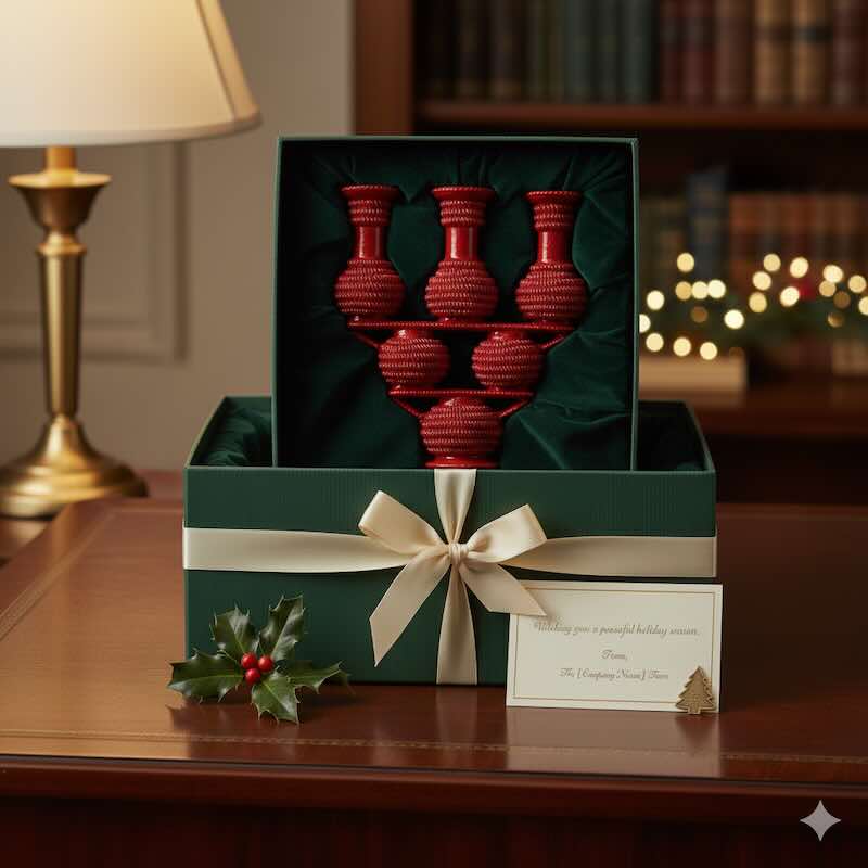 Candelabro Vidriado 3 Velas