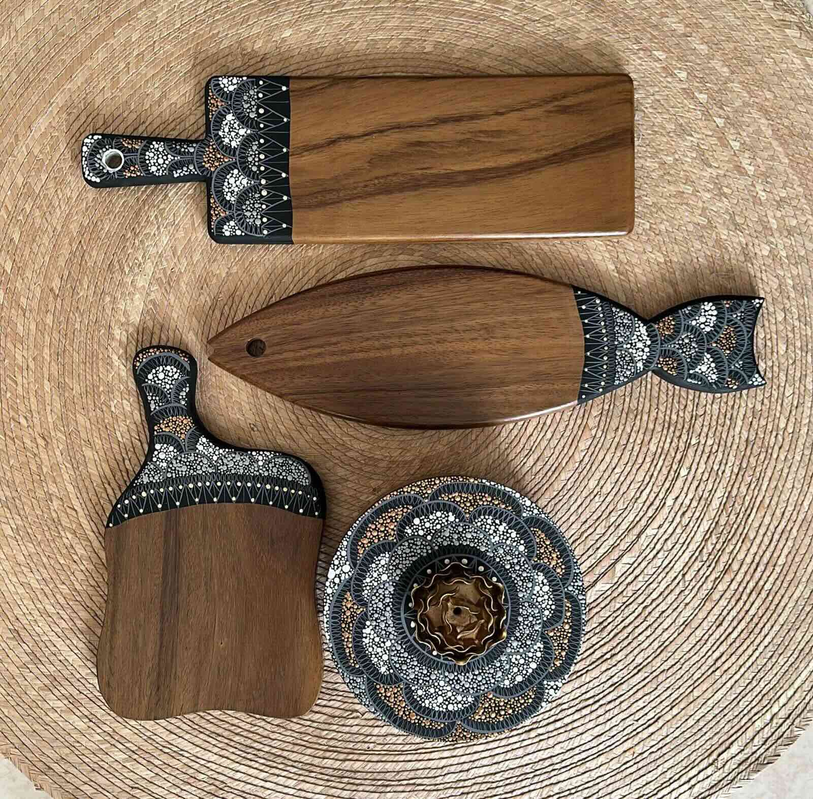 Tabla Artesanales para botana o Portacalientes