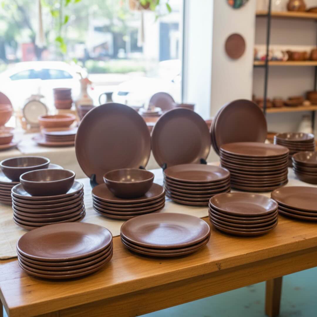 Platos Artesanales de Barro de Metzontla