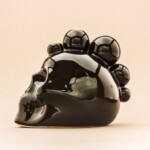 Florero Cráneo Mexicano