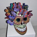 Craneo Multicolor Artesanal