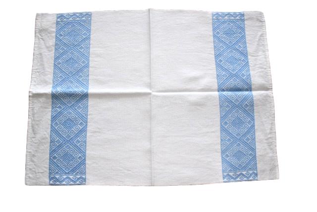 Blue & White Hand-woven Placemats