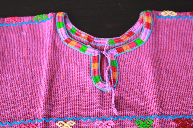 Pink Blouse Huipil for Kid