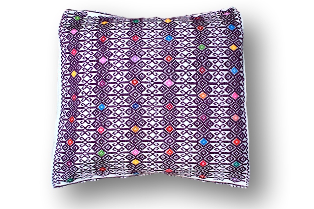 Purple Chiapas Decor Pillow