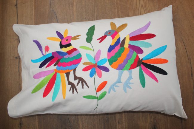Multicolor Otomi Bed Pillow