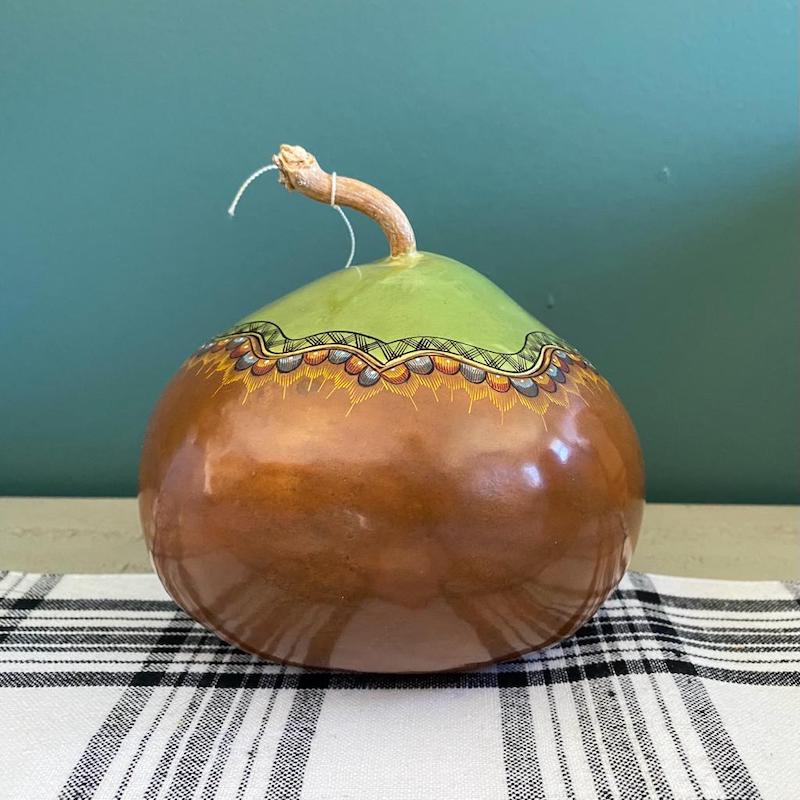 Apple Olinalá Gourd