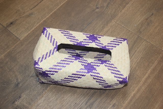 Hand-woven Oaxacan Facial Tissue Box