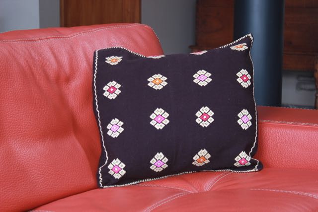 Brown hand-woven Pillows (A Pair)