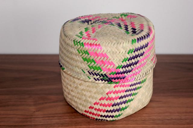 Small Hand-crafted Palm Basket